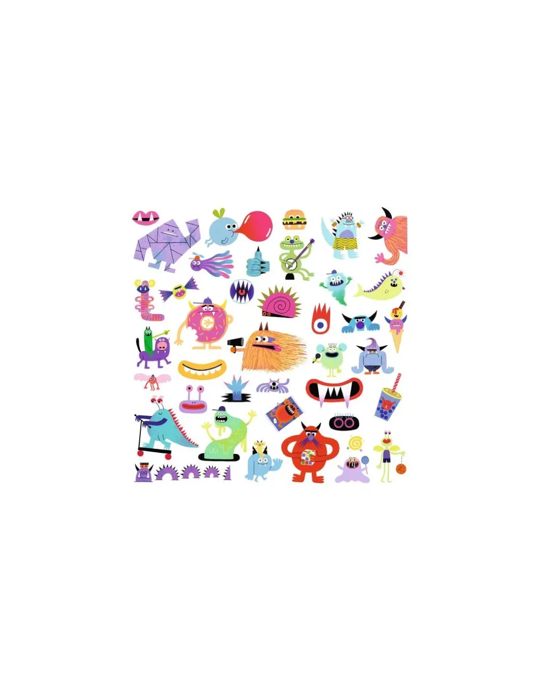 Stickers Monstres - Djeco