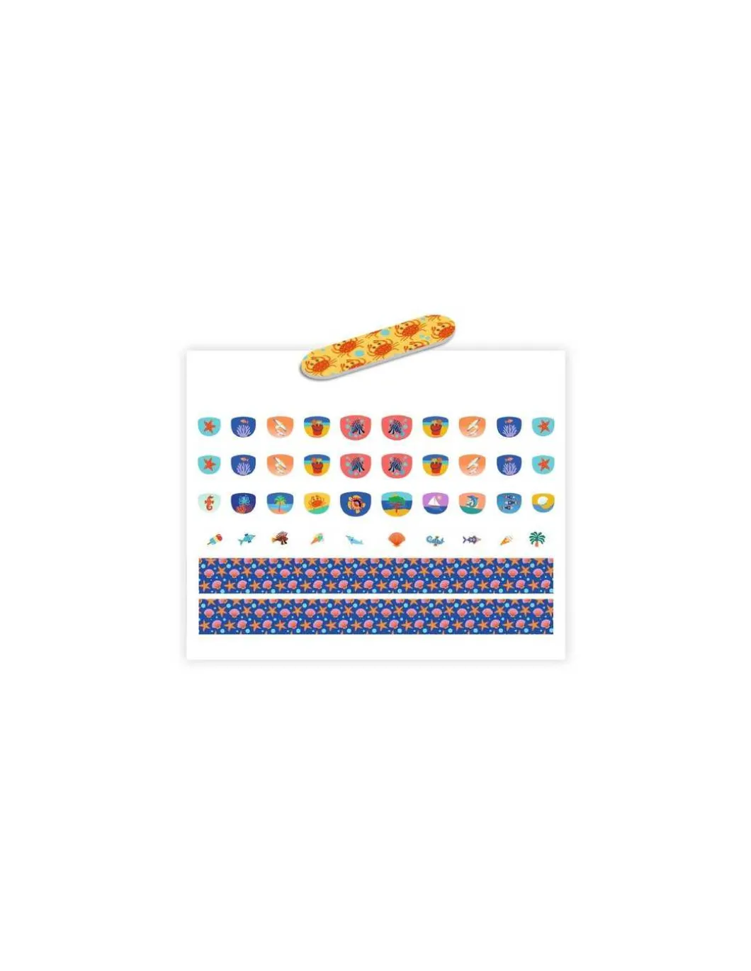 Stickers pour les ongles Méditerranée - Djeco
