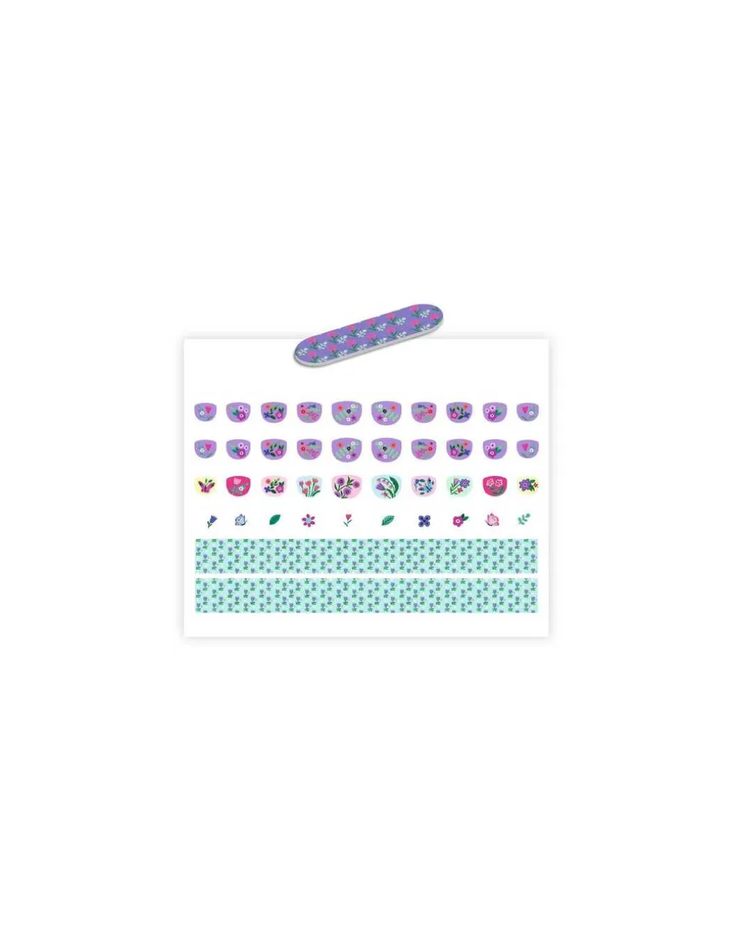 Stickers pour les ongles Petite fleur - Djeco