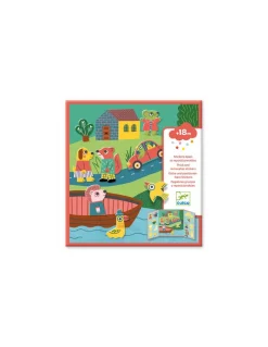 Stickers repositionnables les animaux - Djeco