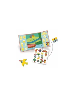Stickers repositionnables les animaux - Djeco