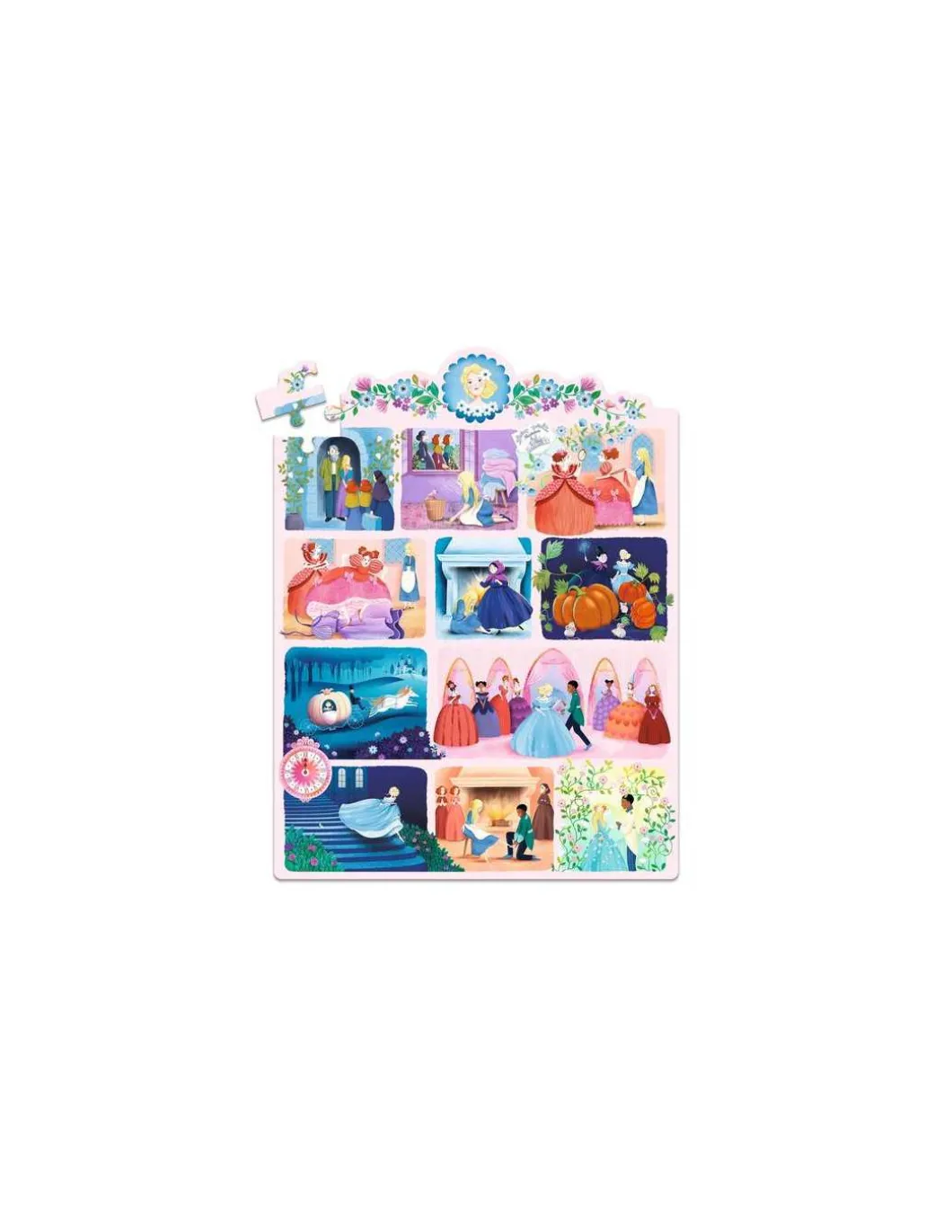 Story puzzle Cendrillon 54 pièces - Djeco
