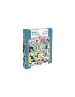 Story puzzle Le Petit Chaperon rouge 35 pièces - Djeco