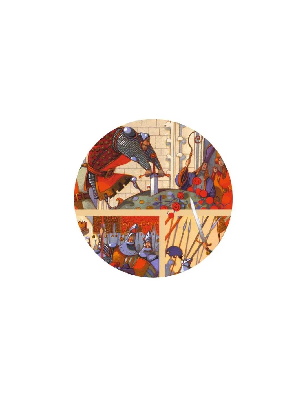 Story puzzle Le Roi Arthur 100 pièces - Djeco