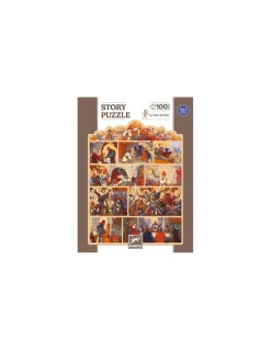 Story puzzle Le Roi Arthur 100 pièces - Djeco