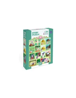 Story puzzle Les Trois Petits Cochons 35 pièces - Djeco