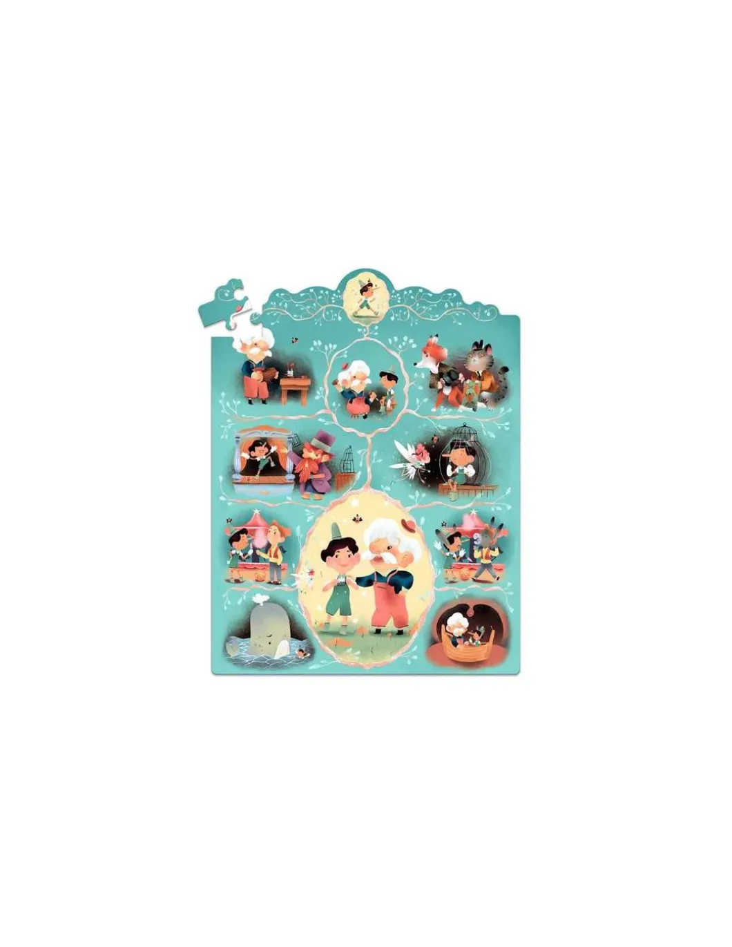Story puzzle Pinocchio 54 pièces - Djeco