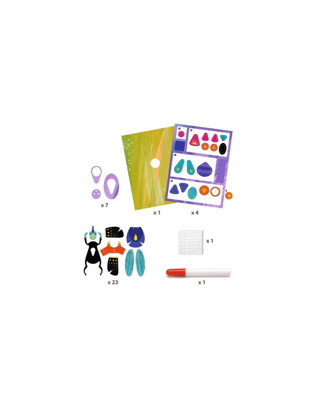 Tableaux 3D Paper bugs - Djeco