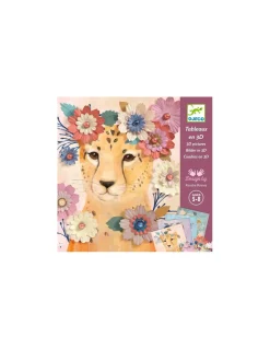 Tableaux en 3D Couronnes de fleurs - Djeco