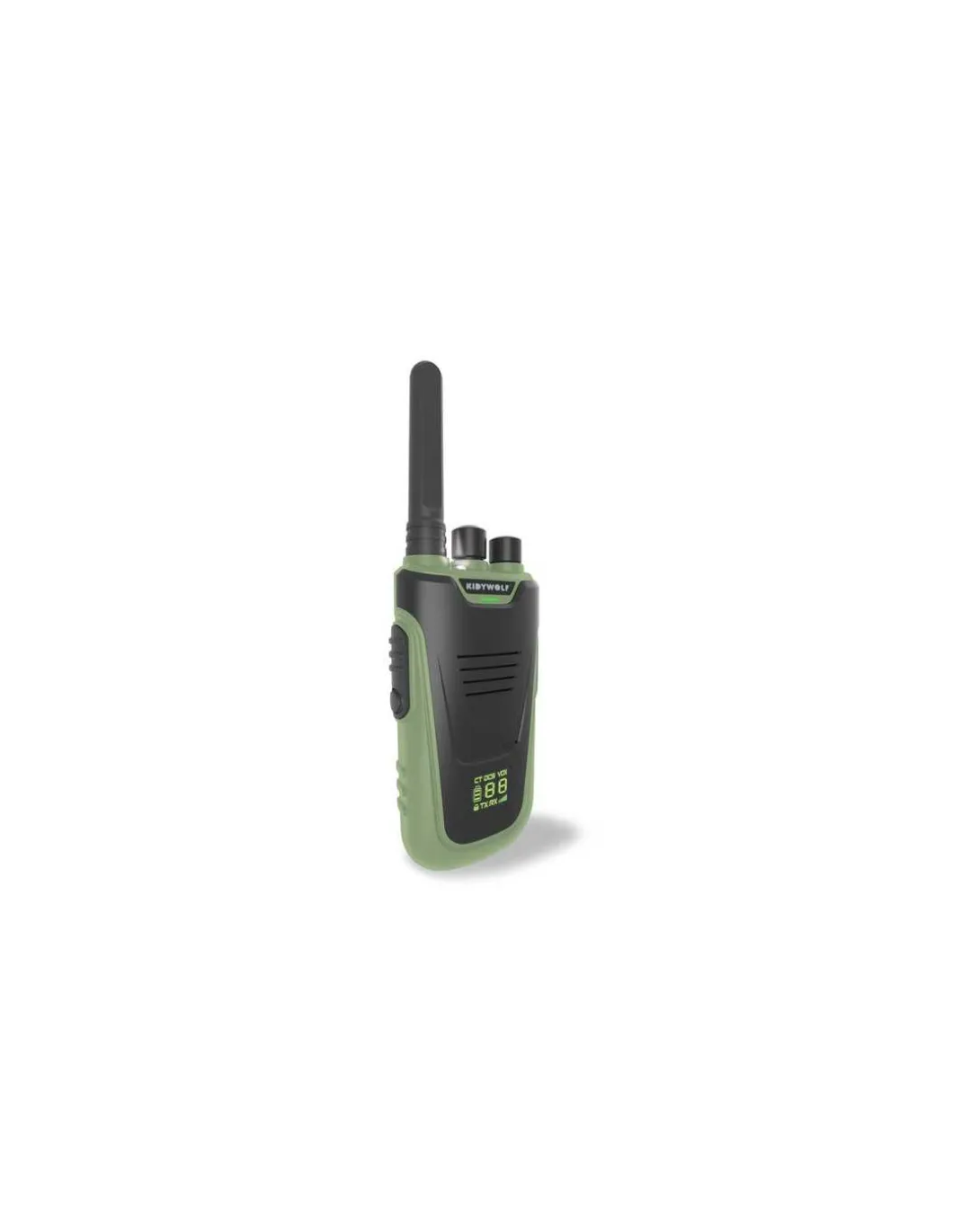 Talkie walkie avec batterie orange et vert - Kidywolf