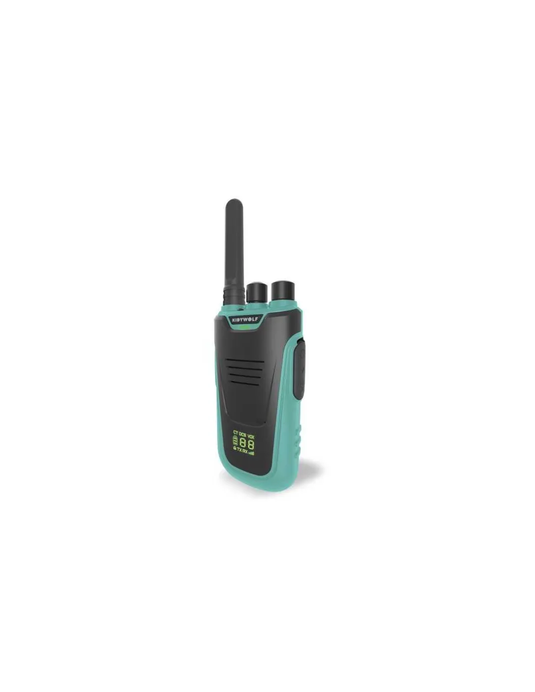 Talkie walkie avec batterie beige et cyan - Kidywolf