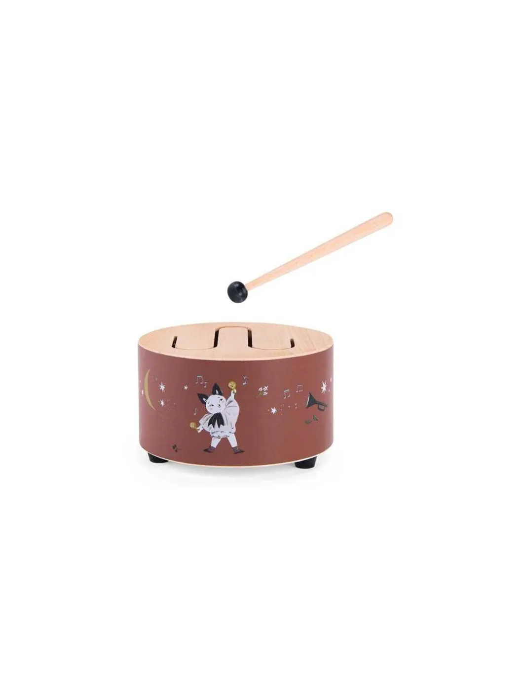 Tambour en bois Après la pluie - Moulin Roty