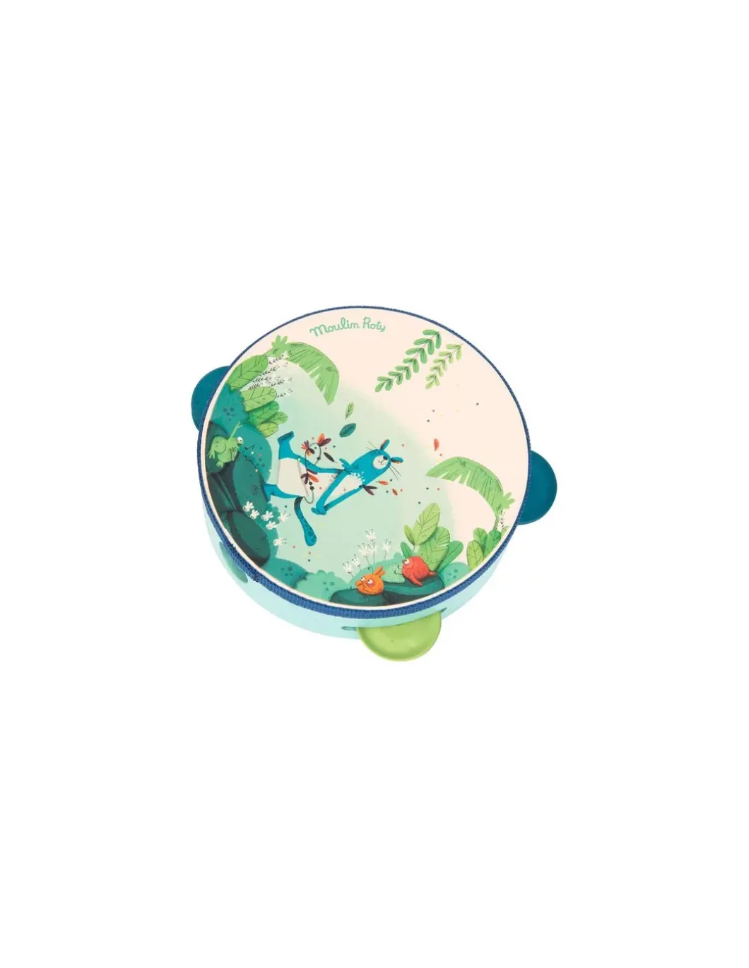 Tambourin bleu Dans la jungle - Moulin Roty