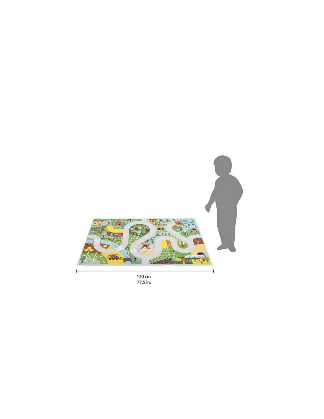 Tapis Campagne Cross Roads - Janod