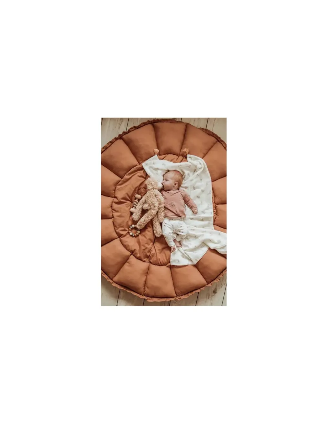 Tapis de jeu 3 en 1 Bloom marron - PlayandGo