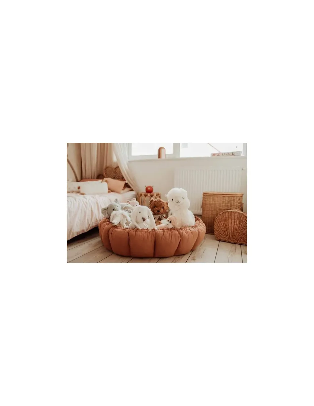 Tapis de jeu 3 en 1 Bloom marron - PlayandGo