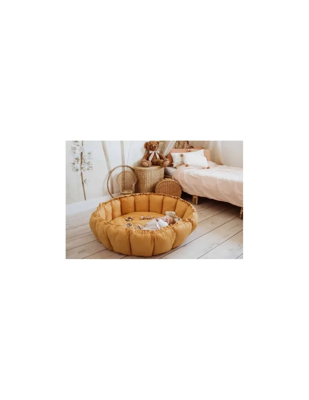 Tapis de jeu 3 en 1 Bloom moutarde - PlayandGo