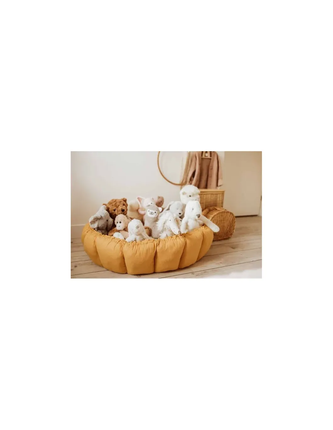 Tapis de jeu 3 en 1 Bloom moutarde - PlayandGo