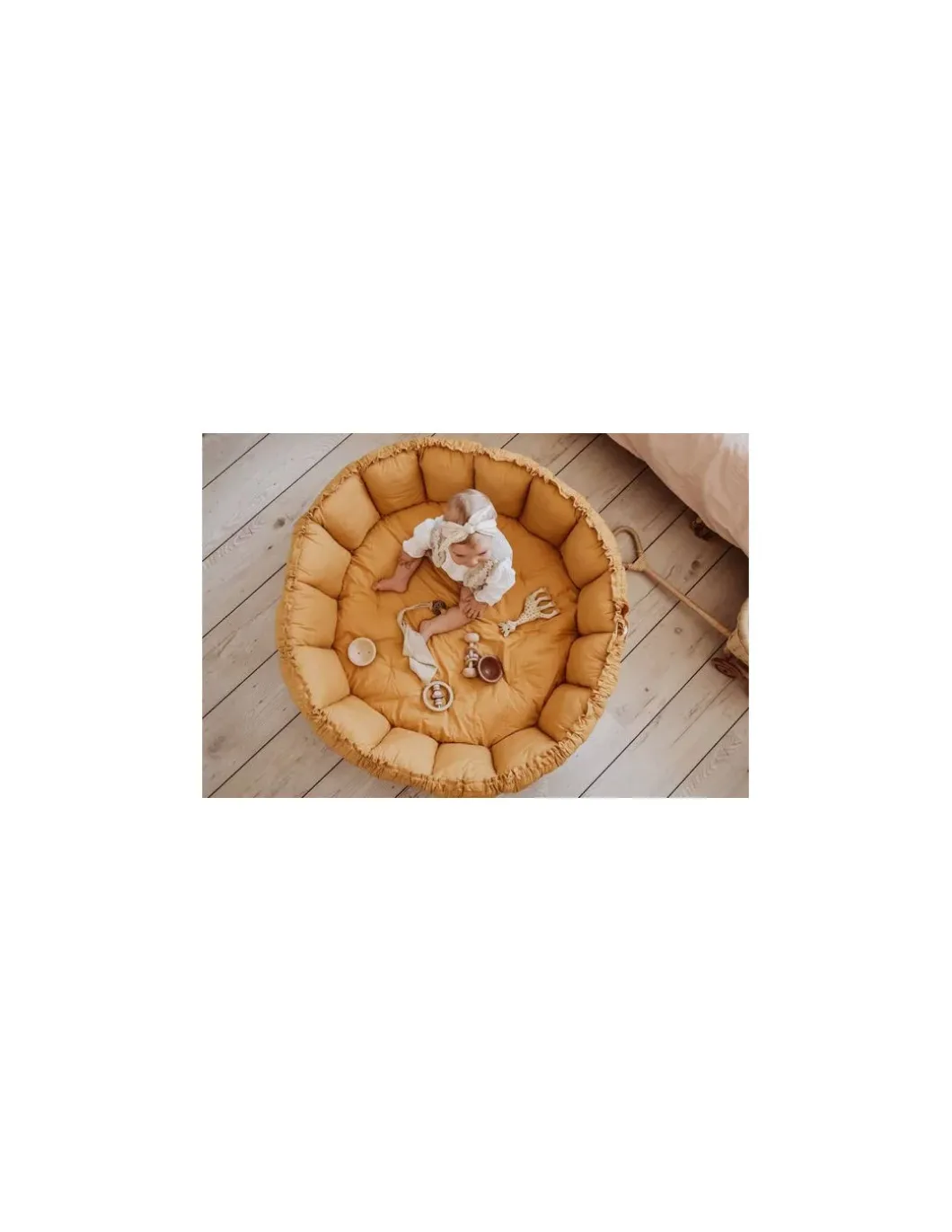 Tapis de jeu 3 en 1 Bloom moutarde - PlayandGo