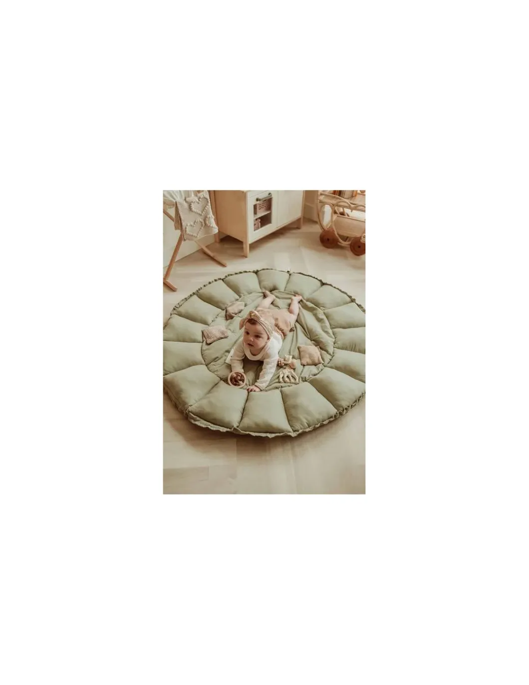 Tapis de jeu 3 en 1 Bloom vert - PlayandGo