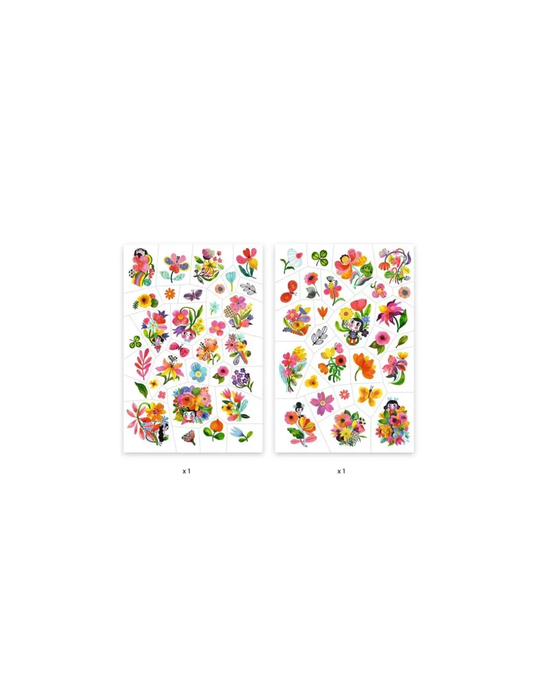 Tatouages Aqua flor - Djeco