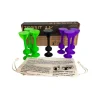 TOSSIT violet vert - Jeu de fléchettes ventouse