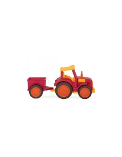 Tracteur rouge avec remorque - B.Toys