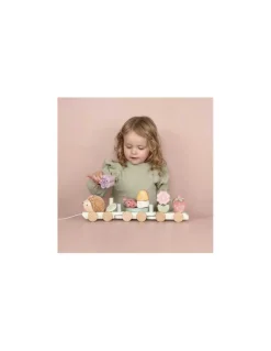 Train à blocs hérisson Fairy Garden - Little Dutch
