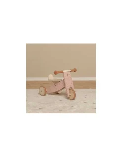 Tricycle en bois rose - Little Dutch