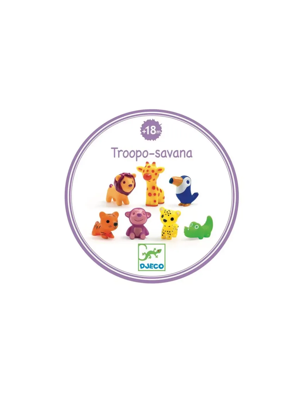 Troopo savana animaux de la savane - Djeco
