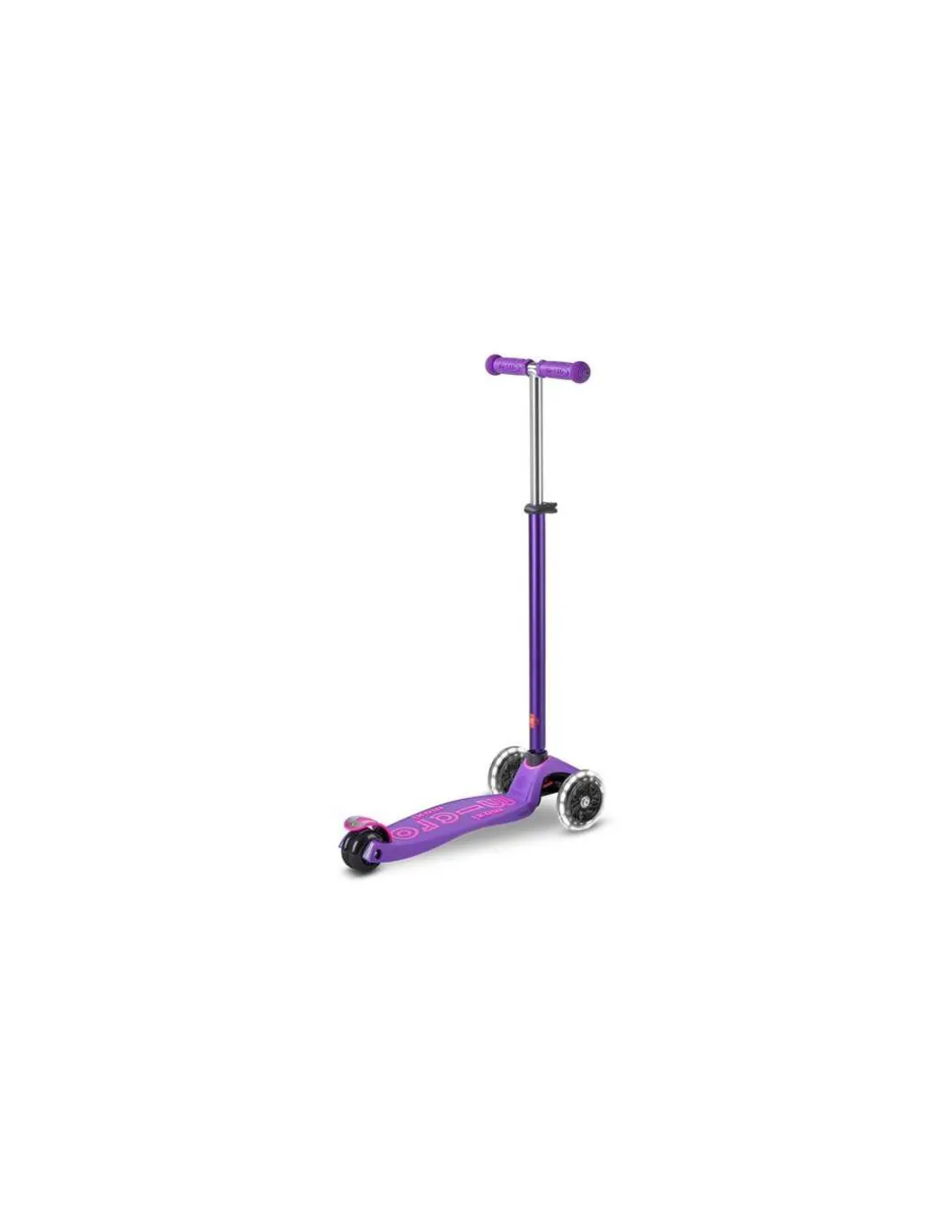 Trottinette Maxi Micro Deluxe LED Violet - Micro Mobility