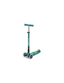 Trottinette Maxi Micro Deluxe Pliable LED Vert - Micro Mobility