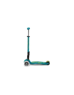 Trottinette Maxi Micro Deluxe Pliable LED Vert - Micro Mobility