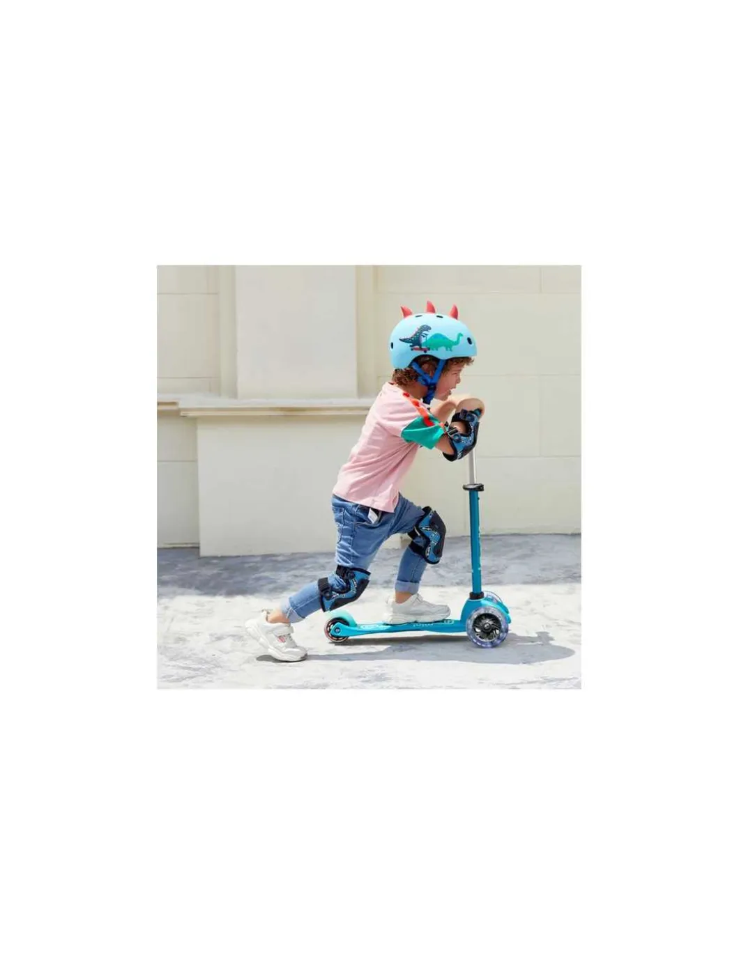 Trottinette Mini Micro Deluxe LED Aqua - Micro Mobility
