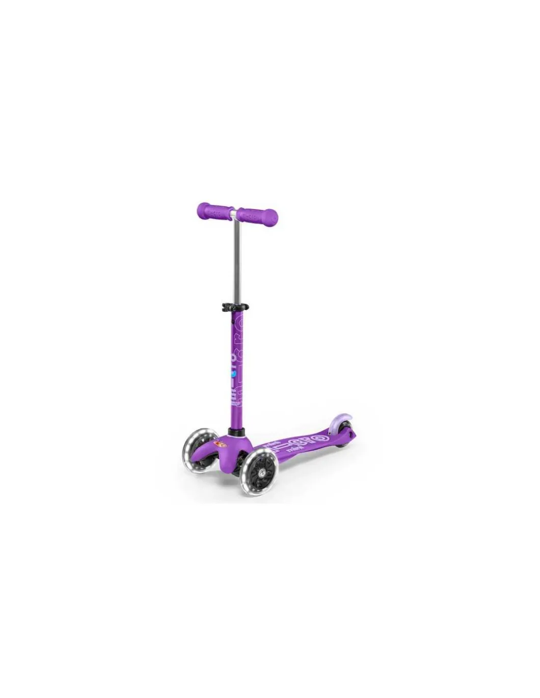 Trottinette Mini Micro Deluxe LED Violet - Micro Mobility