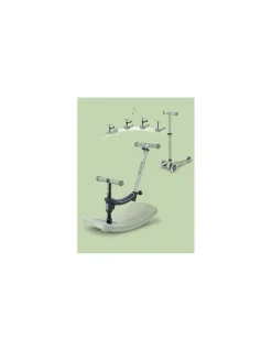 Trottinette Mini Micro Deluxe Rock & Go vert sauge LED - Micro Mobility