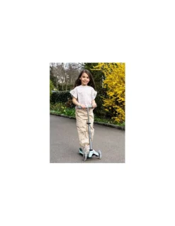 Trottinette Mini Micro Deluxe Rock & Go vert sauge LED - Micro Mobility