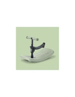 Trottinette Mini Micro Deluxe Rock & Go vert sauge LED - Micro Mobility