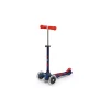 Trottinette Mini Micro Deluxe LED Bleu marine et rouge - Micro Mobility