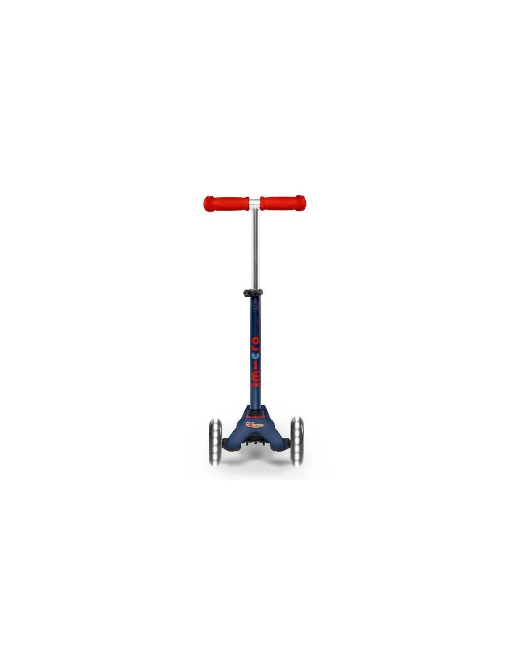 Trottinette Mini Micro Deluxe LED Bleu marine et rouge - Micro Mobility