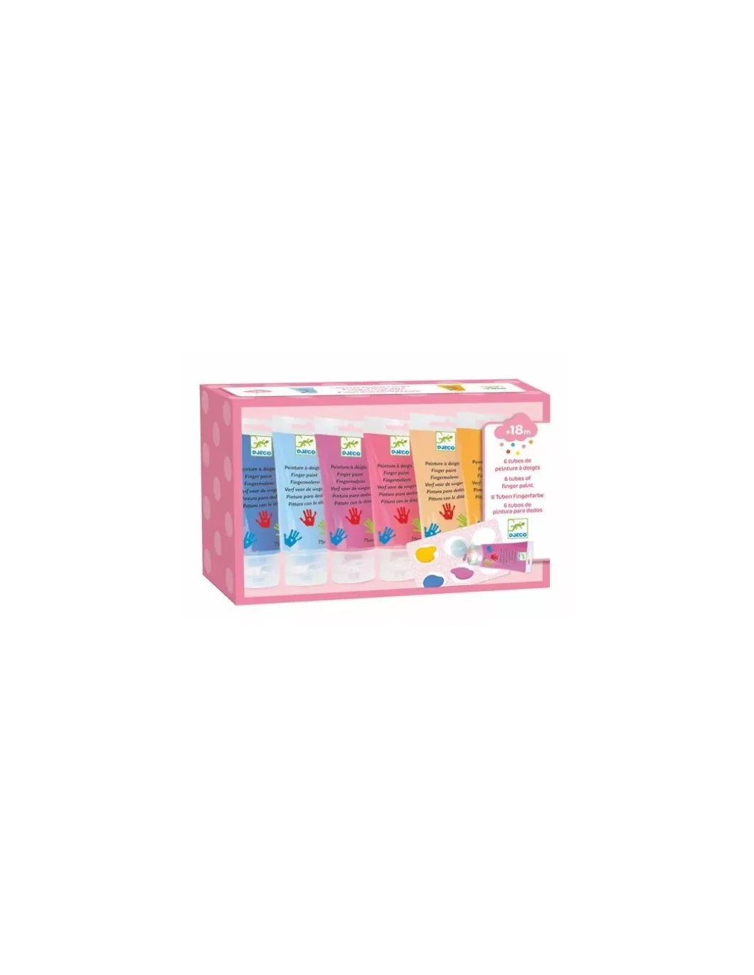 Tubes de peinture à doigts sweet - Djeco
