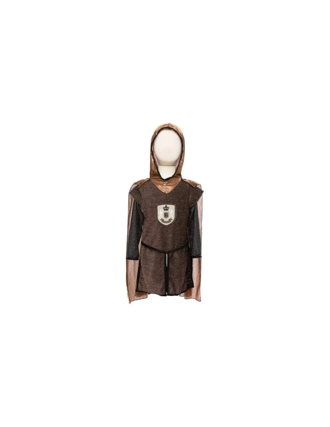 Tunique et cape de chevalier cuivre 4-6 ans - Great Pretenders