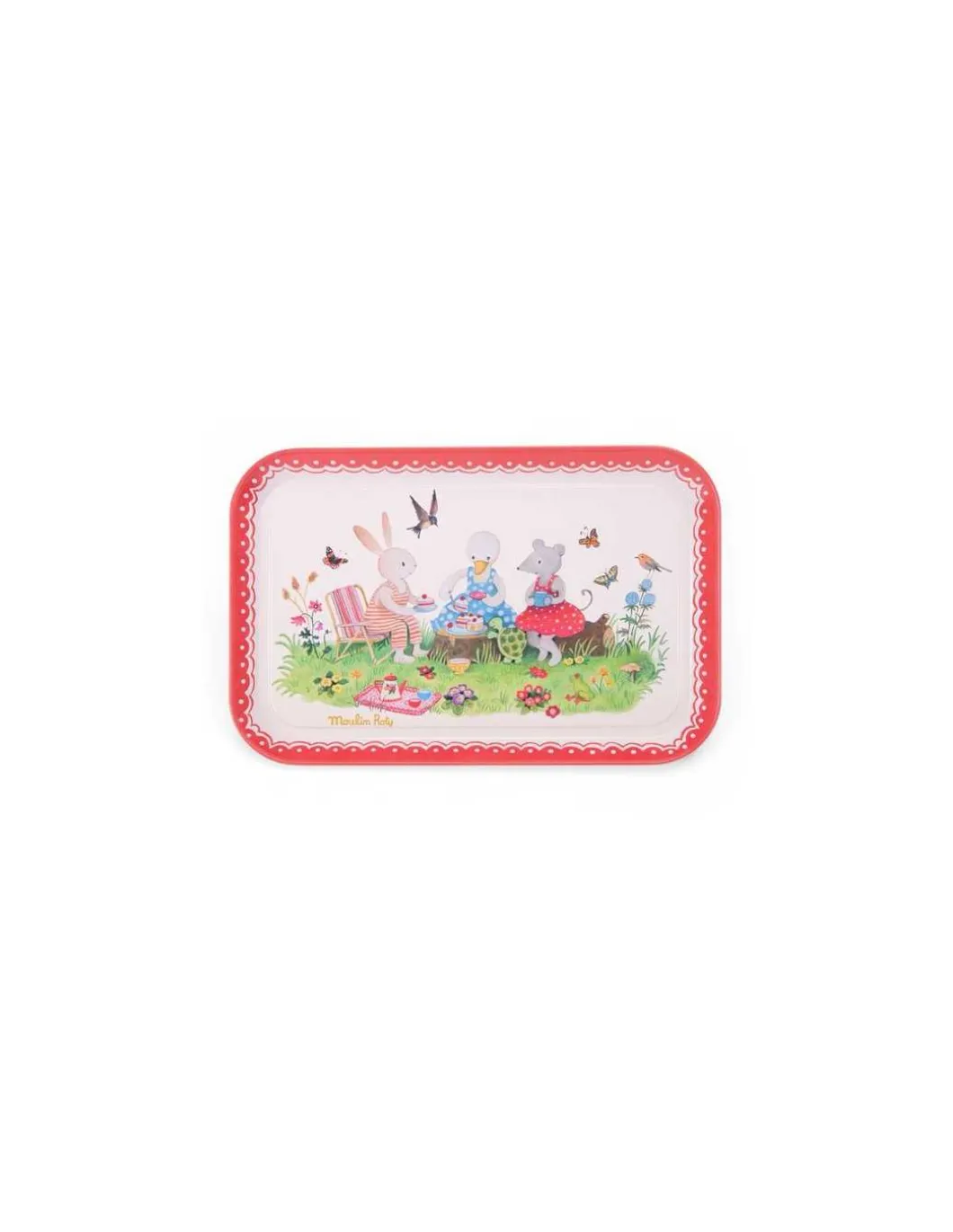 Valise dinette thé métal La Grande Famille - Moulin Roty