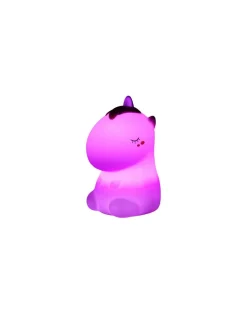 Veilleuse licorne rose pailletée