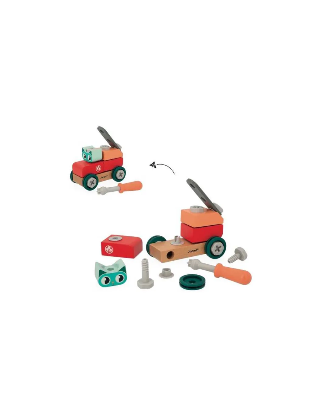 Voiture à bricoler Chat Brico'Kids - Janod