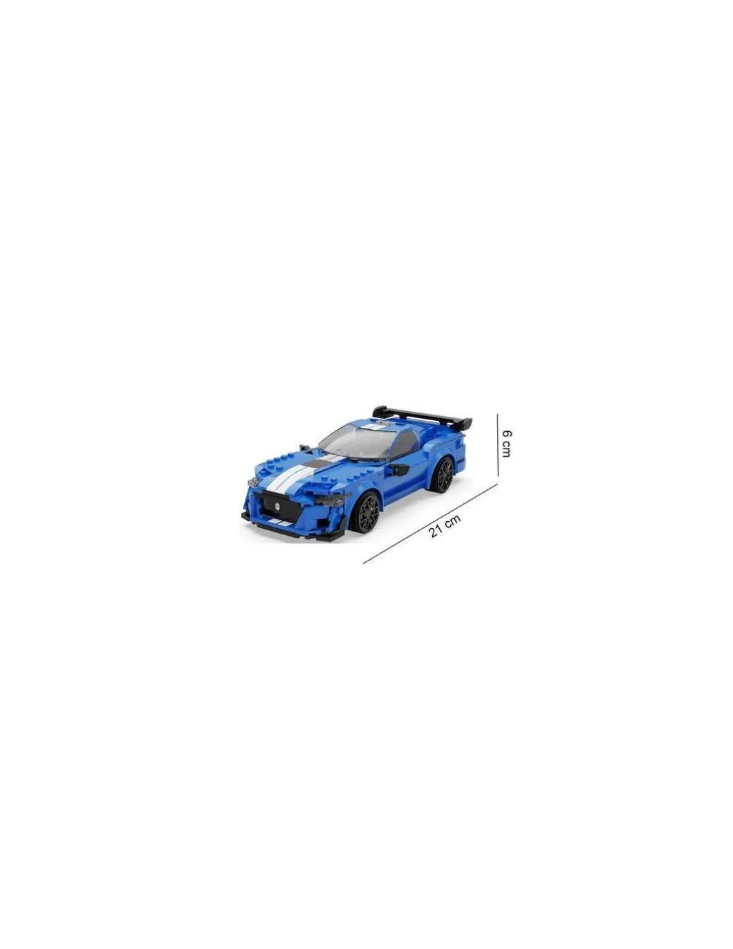 Voiture de course Bleu 325 pièces - CaDA