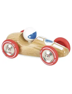 Voiture de course grand modèle bois naturel - Vilac