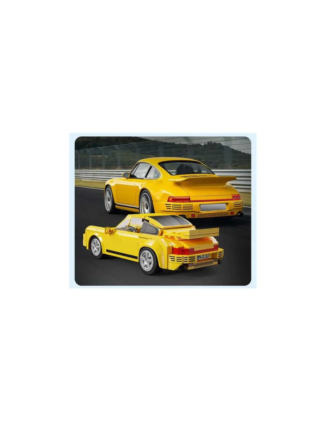 Voiture de course RUF CTR 2017 Yellowbird 222 pièces - CaDA