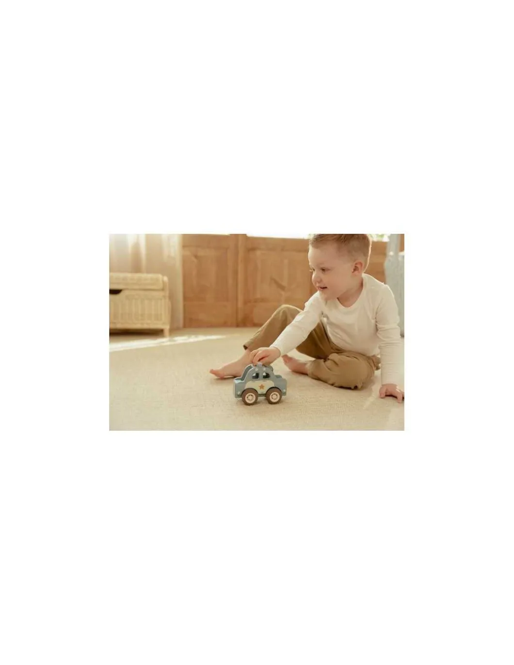 Voiture de police en bois - Little Dutch