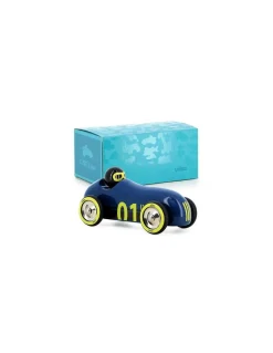Voiture en bois Old sport Compet’ bleu nuit - Vilac